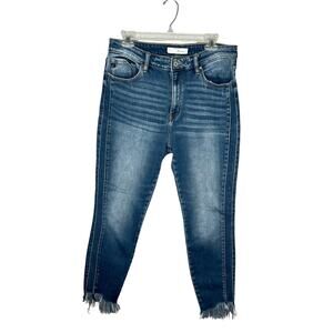 KanKan Jeans Size 15/31 Raw Hem Slightly Distressed